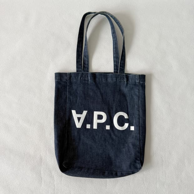 아페쎄(A.P.C) 데님 토트백(숄더 가능)