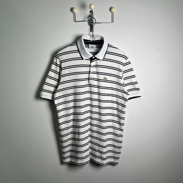 Lacoste 라코스테 스트라이프 반팔 카라티 XL