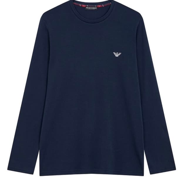 (새상품) 아르마니 롱 슬리브 코튼 티셔츠