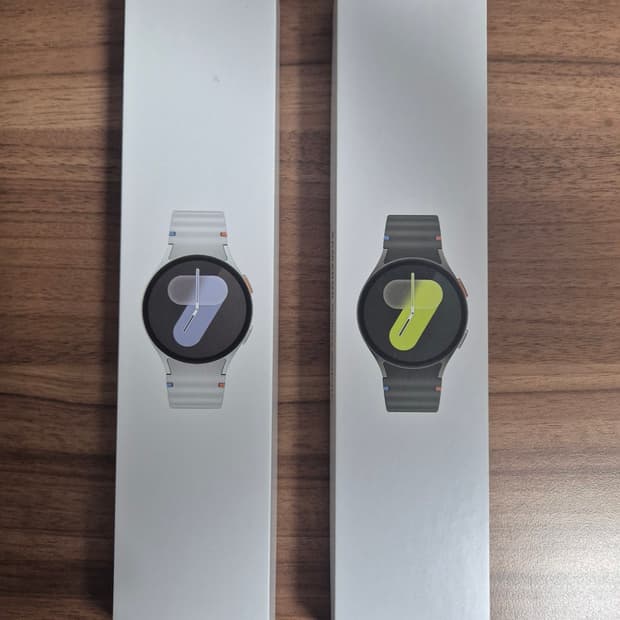 워치7 44mm 블루투스 실버&그린 [미개봉,새상품]