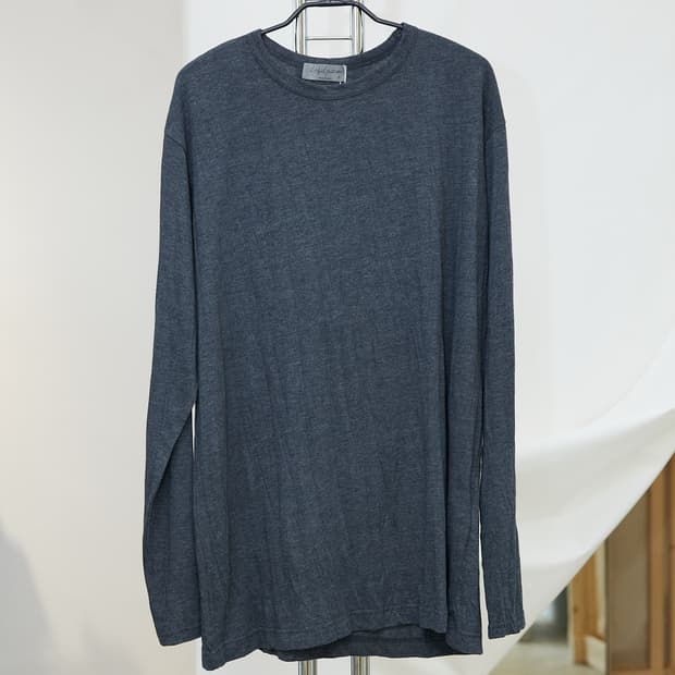 Pour Homme Wrinkle Long Sleeve T-Shirt