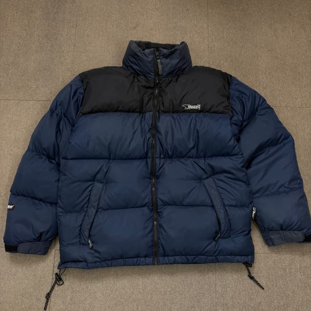 90s BEAR USA 베어 눕시 푸퍼다운 패딩 