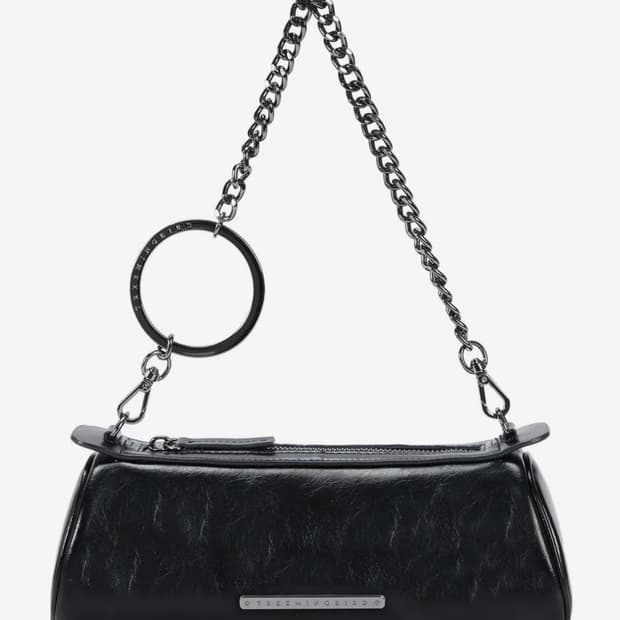트리밍버드 O ring Chain Barrel Mini Bag [ Bla
