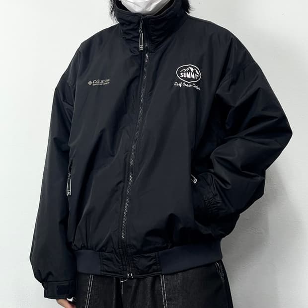 XL(2XL) 콜롬비아 오버사이즈 블랙 써밋 봄버자켓