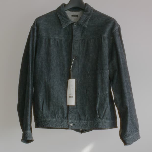 코모리 21aw 데님 자켓 블랙 에크루 4