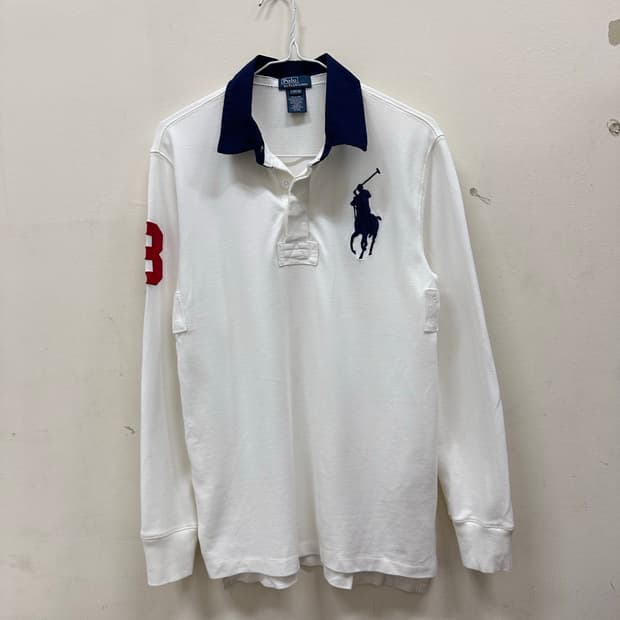 폴로랄프로렌 빅포니 화이트 카라티