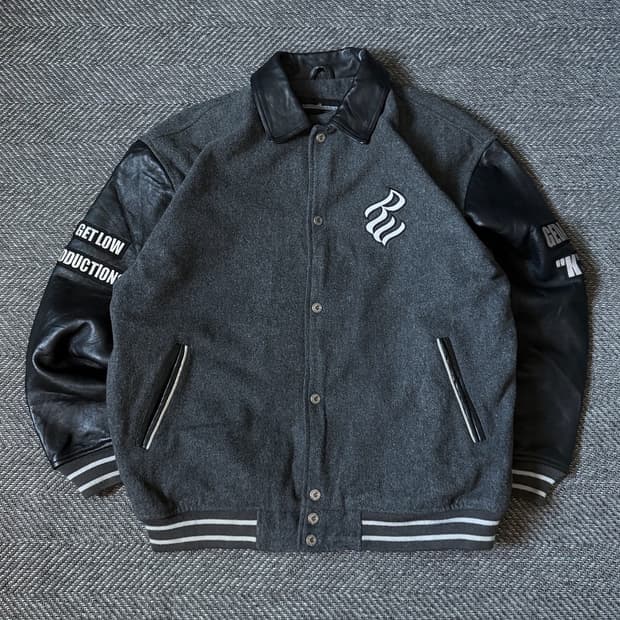 ROCA WEAR 로카웨어 울레더 올드스쿨 빈티지 바시티 (110-)