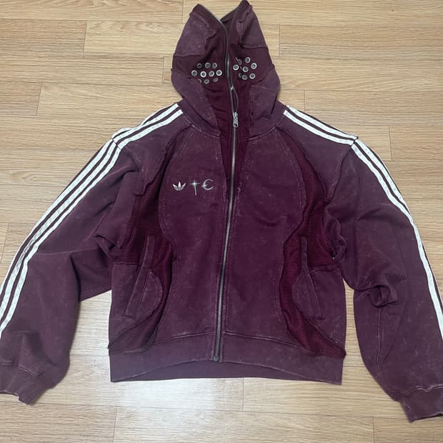 떠그클럽 아디다스 후드집업