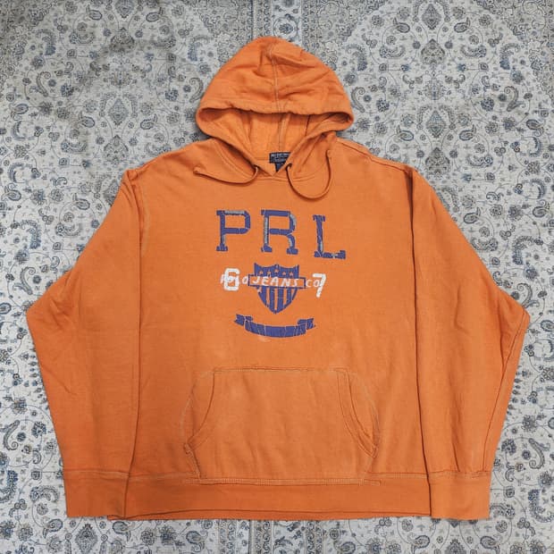 폴로 랄프로렌 빈티지 워싱 PRL로고 후드티 2XL (115-120)