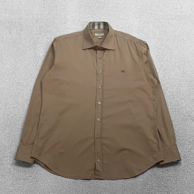 버버리 Burberry 런던 베이지 셔츠 브라운