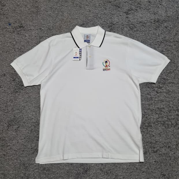 코오롱 2002 한일월드컵 폴로 카라티 pk 티셔츠 xl 105 빈티지