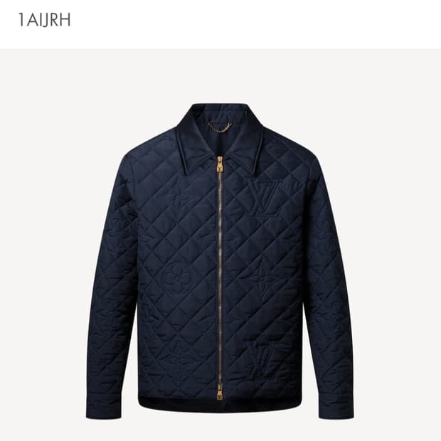 (새상품) 루이비통 퀼티드 패딩