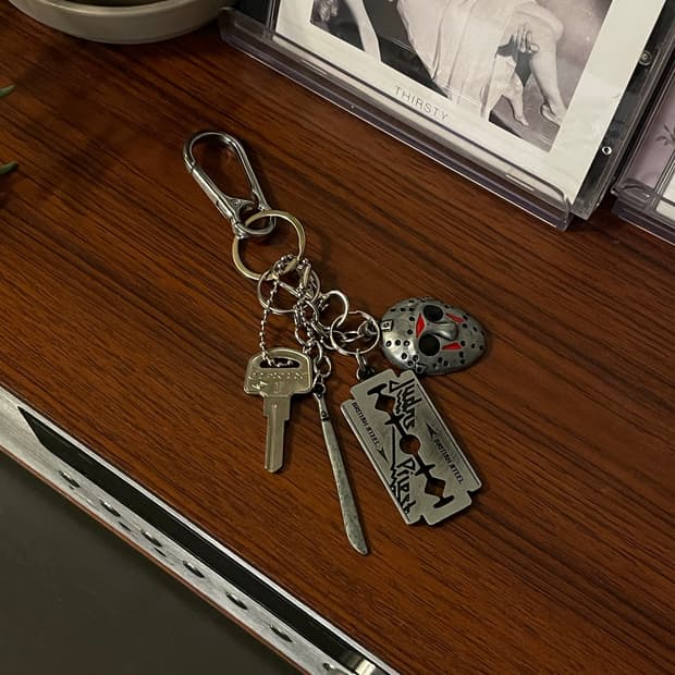 Friday the 13th keyring