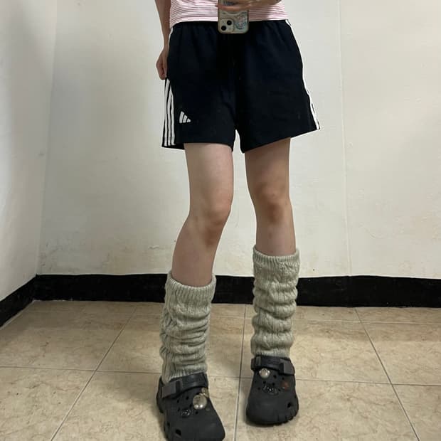 Adidas Black Cotton Shorts