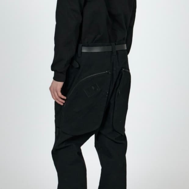 plastic product plant utility pants (블랙)