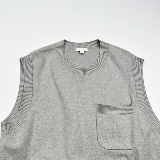 cos 코스 그레이 니트 조끼 베스트 (M)