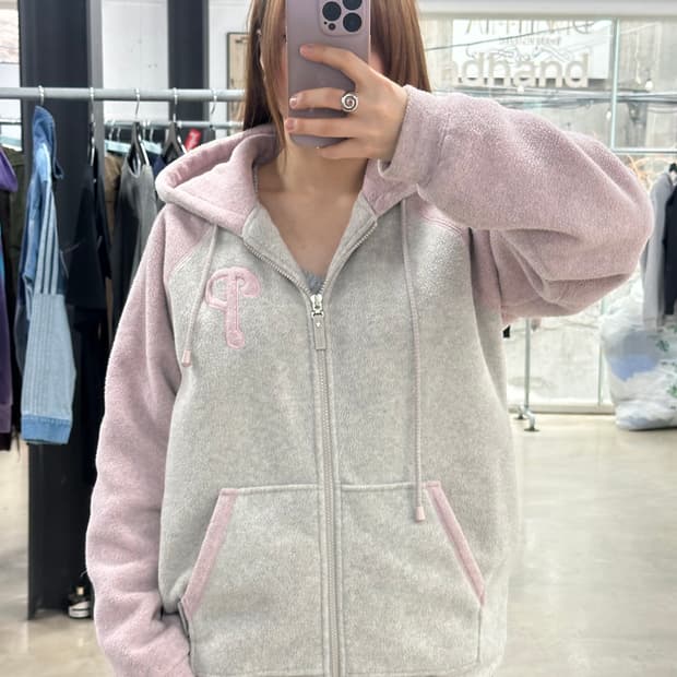 MLB 00s WWS 회핑 플러피 후드자켓