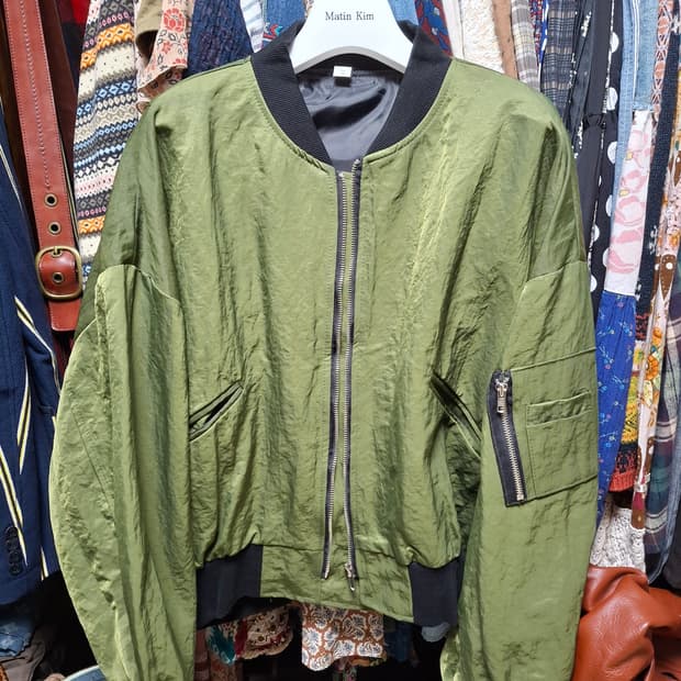 (마지막특가) 카키 봄버 자켓 점퍼 F