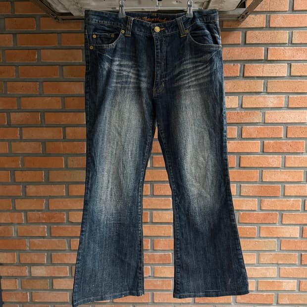 빈티지 데님 플레어 팬츠