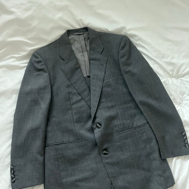 디올 정품 빈티지 그레이 블레이저
