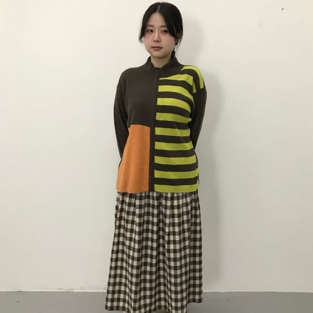 Paola Conti Wool Zip Knit