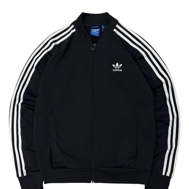 아디다스 슈퍼스타 트랙탑 블랙 (XL)