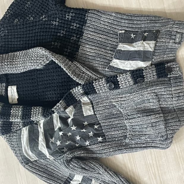 폴로데님서플라이데님가디건