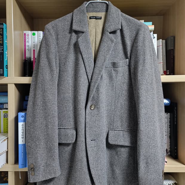 Frank Leder 프랑크 레더 홈스펀 울 트위드 자켓