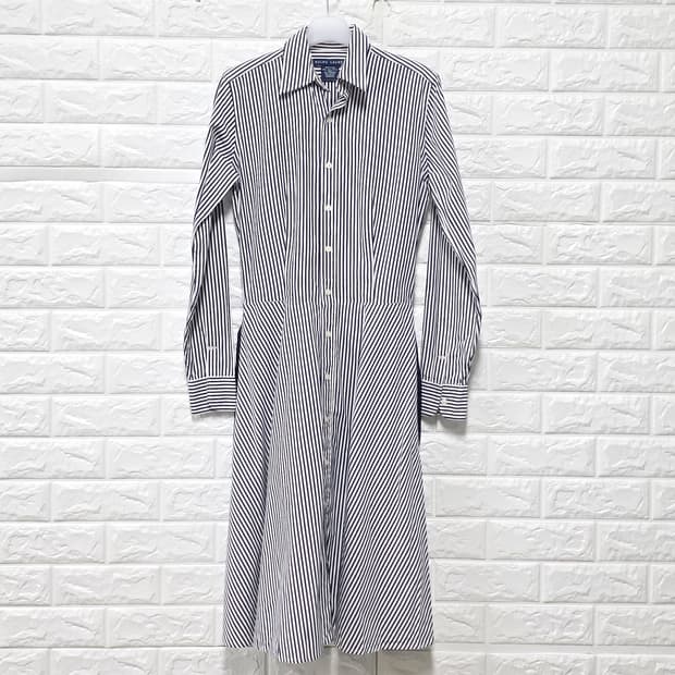 폴로랄프로렌 스트라이프 셔츠 원피스 M