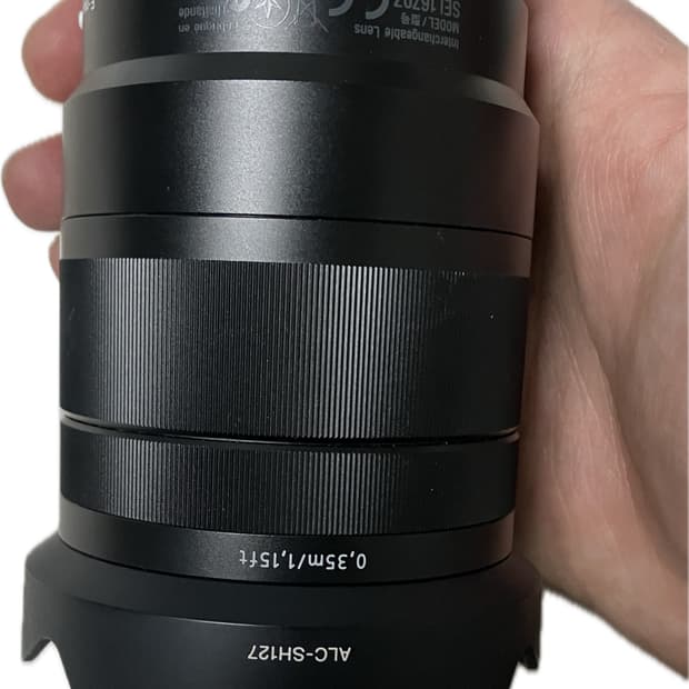 미러리스 카메라 호환 sonyXzeiss sel1670z 렌즈
