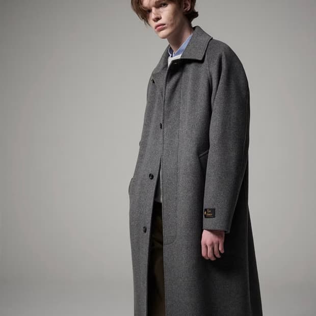 캐시미어 100 핸드메이드 코트 (그레이)