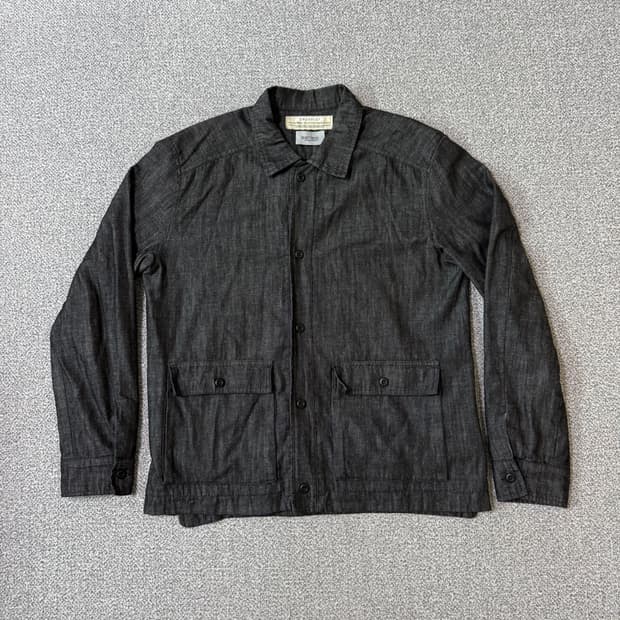 [정가 45만원] 시리즈 x 크로스리 데님 셔츠 자켓 105