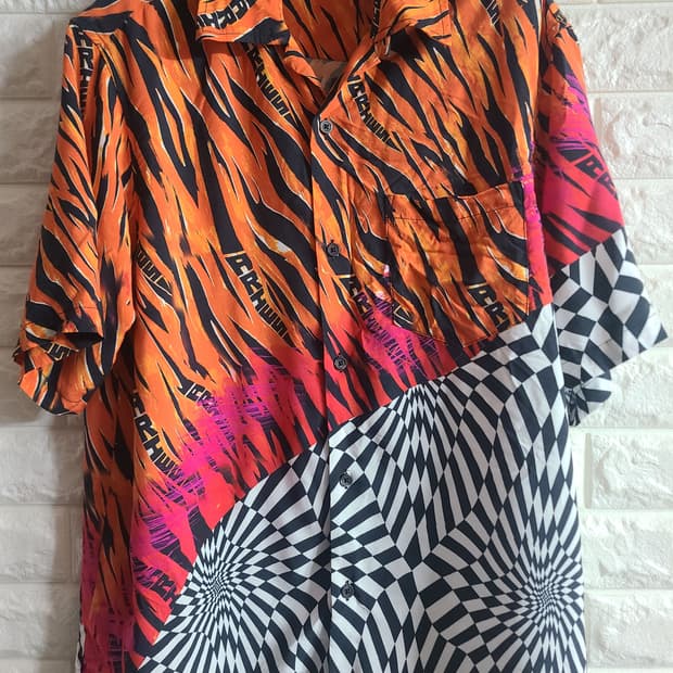 반스 호피 체커보드 남방(실95)