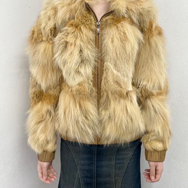 양가죽 코요테 퍼자켓