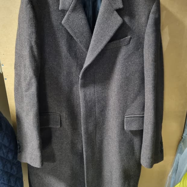 토니웩 남성 울 롱코트 