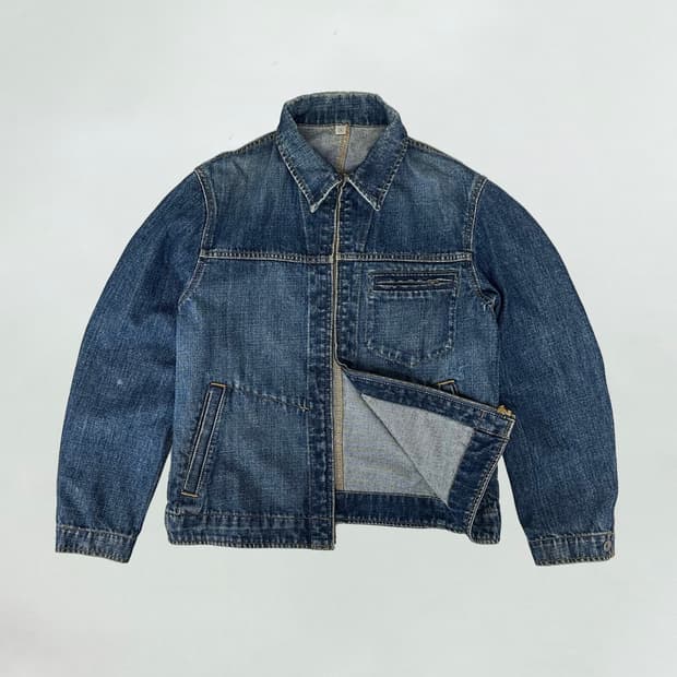 올드 유니클로 집업 데님 자켓 