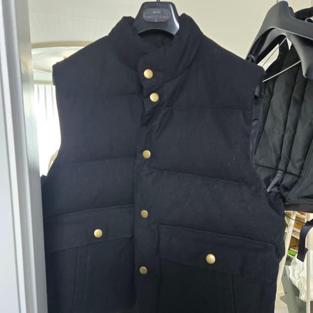 로파이 몰스킨 패딩 베스트 L