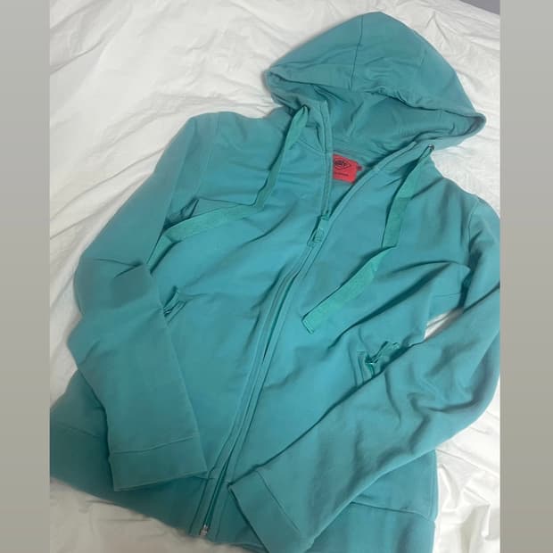 Oiliy 민트 갸루 후드집업 빈티지