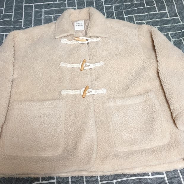 스튜디오톰보이 덤블링 숏 토클 코트 (F) 블랙핑크 지수 PICK