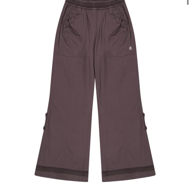 코이세이오 LACE COTTON PANTS RED BEAN