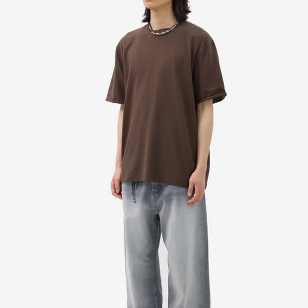 (3사이즈)해칭룸 Tooth Tee Dark Brown 