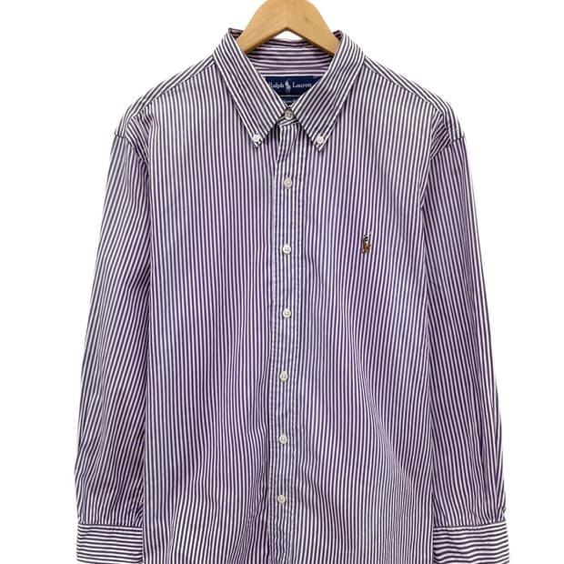 00s 폴로 스트라이프 셔츠 (XXL)