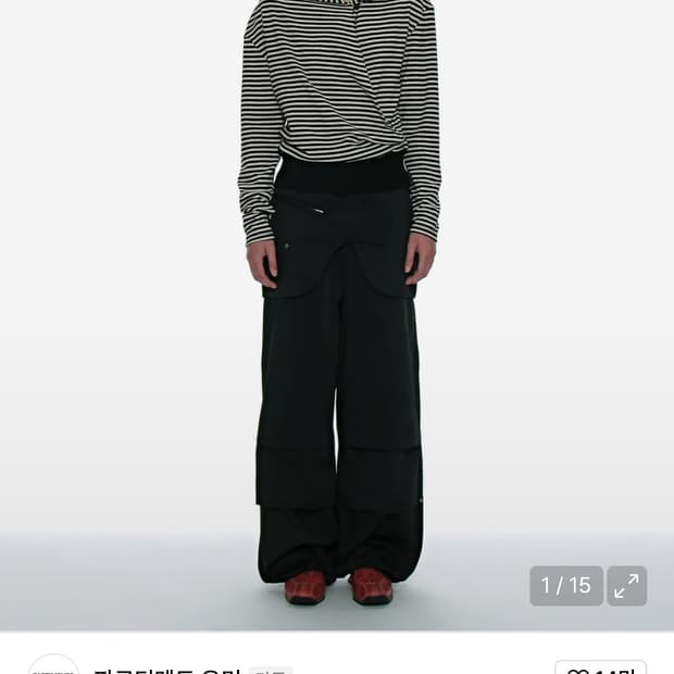 파르티멘토우먼 파라슈트 블랙