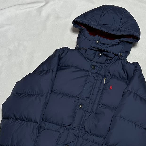 XL 폴로랄프로렌 네이비 덕다운 푸퍼 패딩 자켓