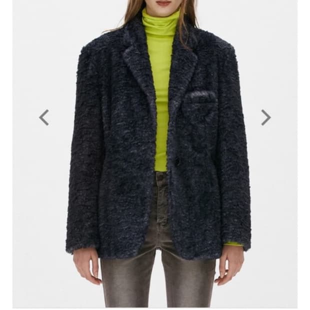 오픈와이와이 더오픈프로덕트 퍼 테일러자켓 자켓 네이비