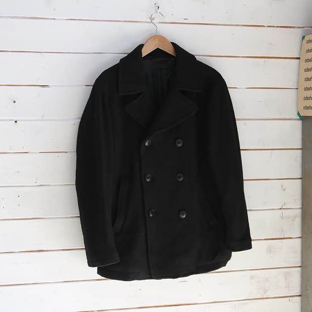 (착용컷) 유니클로 모직 피코트 (남성용 100)