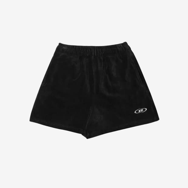 본투윈 반바지 B CHROME VELOUR SHORTS