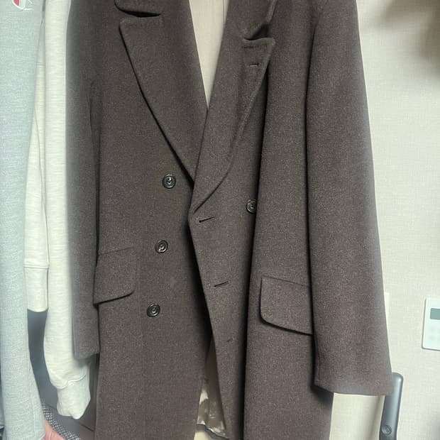 빈티지 버버리 더블 브라운 코트 판매