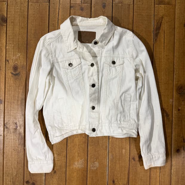 아이보리 데님자켓