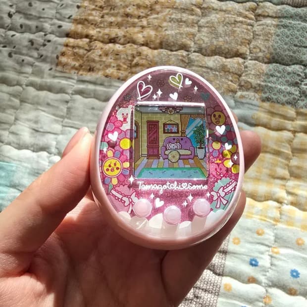 다마고치썸 핑크 케이스포함
